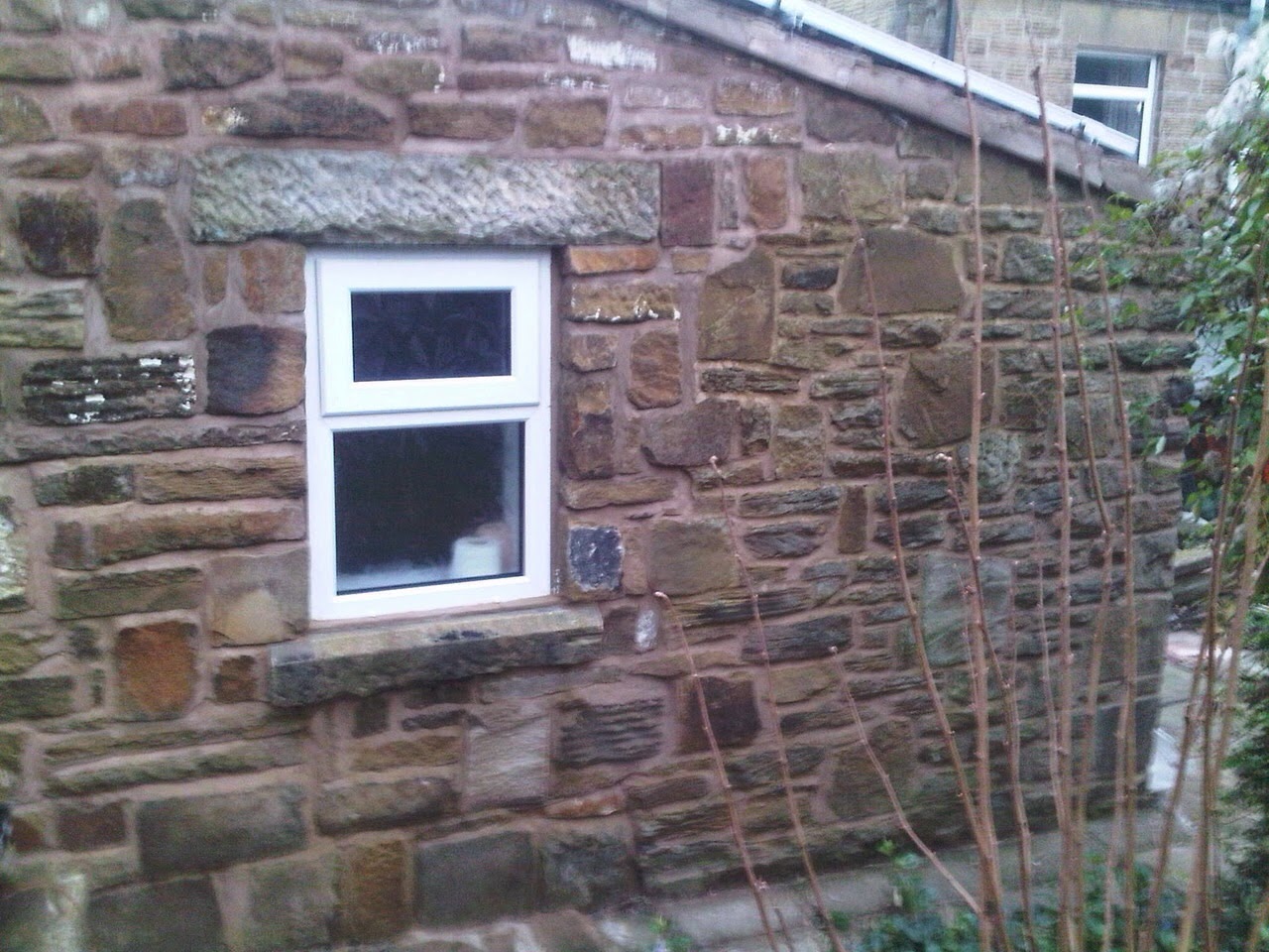 Side view of Stone Built Extension