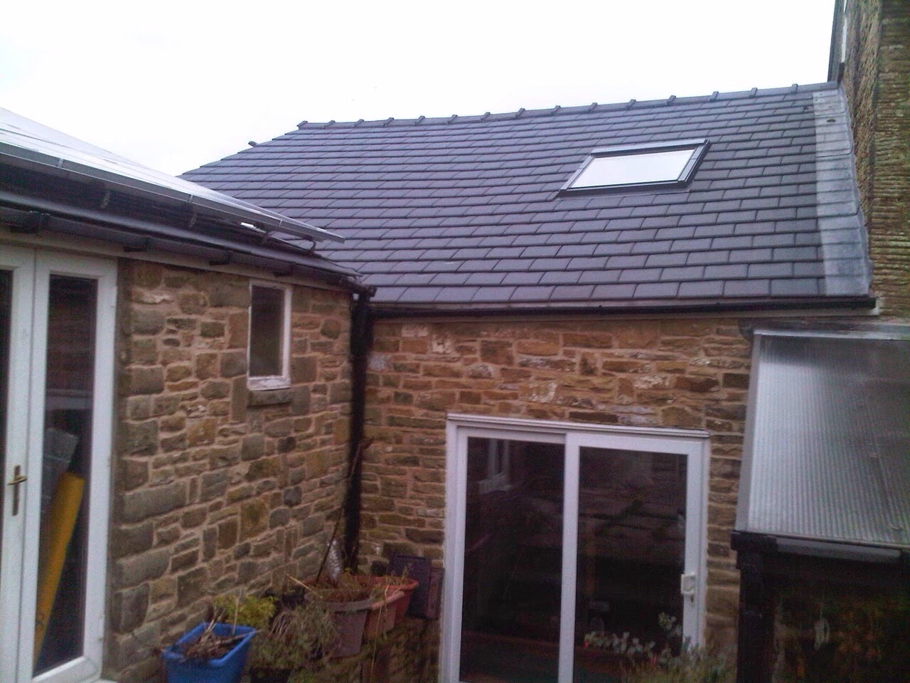 Rear Photo of Stone Built Extension
